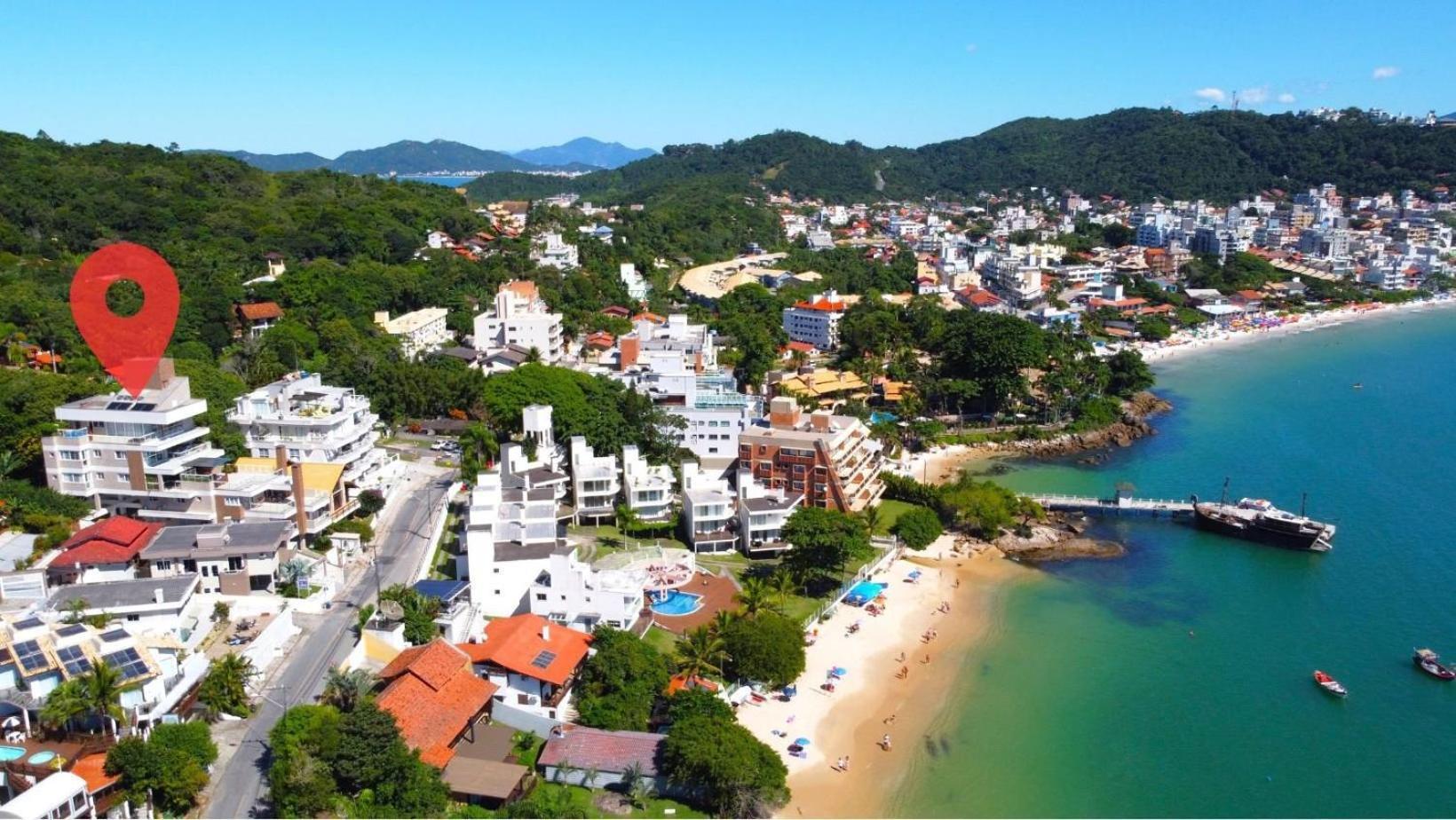 1083 - Apartamento Com Vista Para O Mar Em Bombinhas Zewnętrze zdjęcie
